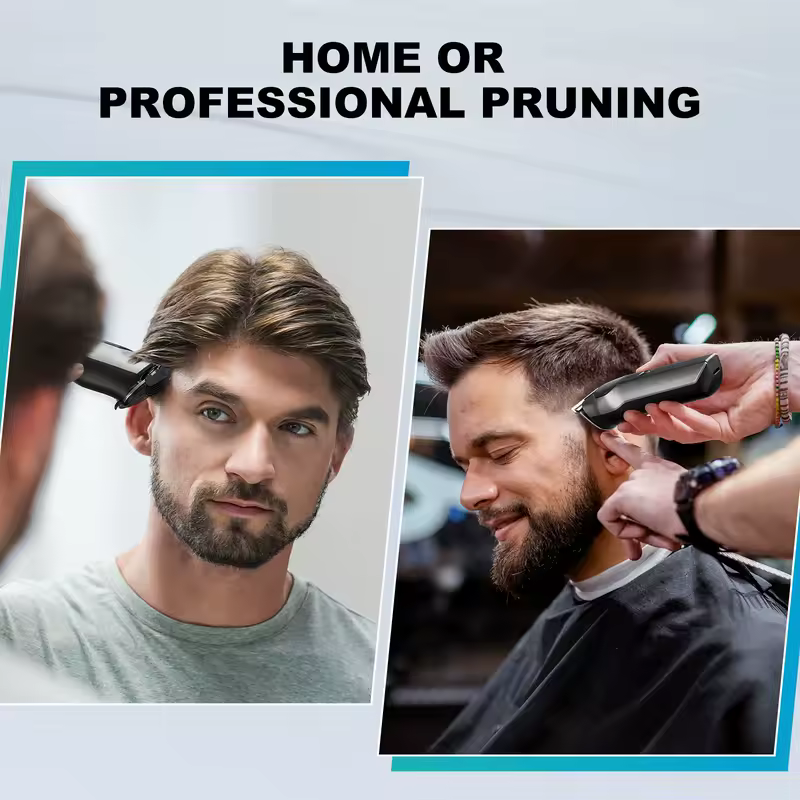 Kensen S30 4 in 1 Cordless Hair Clipper LED Display Men Beard/Nose Trimmer Rechargeable Barber Grooming Kit Hair Cutting Machine - Image 6