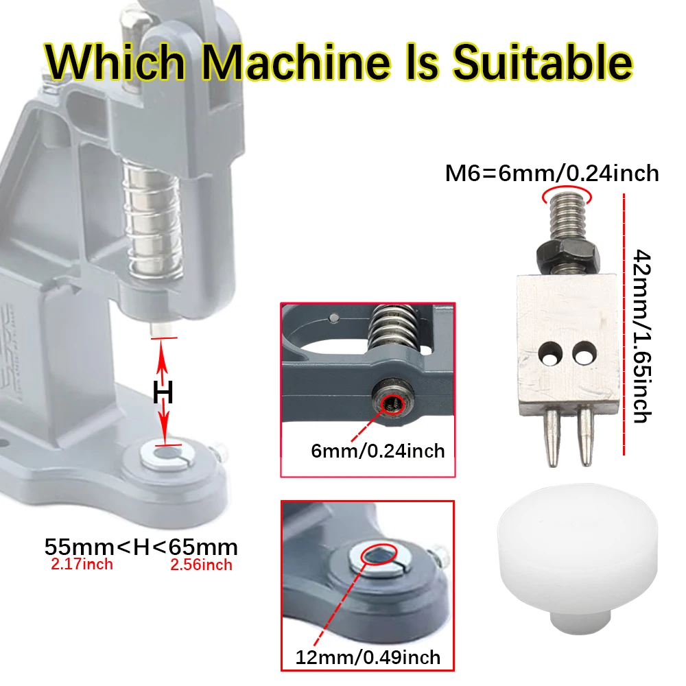 1 قطعة M6 الموضوع اللكم مناسبة ل الفولكان الأوروبي 3 تباعد دائري قطع يموت LeatherCraft DIY بها بنفسك اليدوية خياطة الإكسسوارات