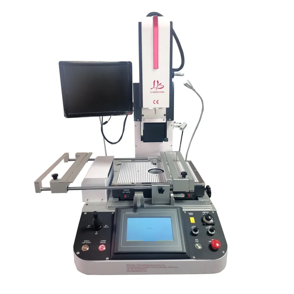 Lybga g820 5300w universal semiautomático compacto alinhar industrial estação de retrabalho bga portátil ic máquina de dessoldagem 220v