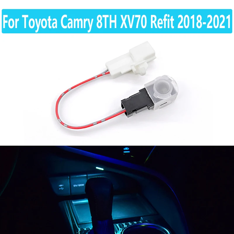 For Toyota Camry 8TH XV70 Refit 2018 2019 2020 2021Central Control Storage Atmosphere Light Storage Box Light  Accessories