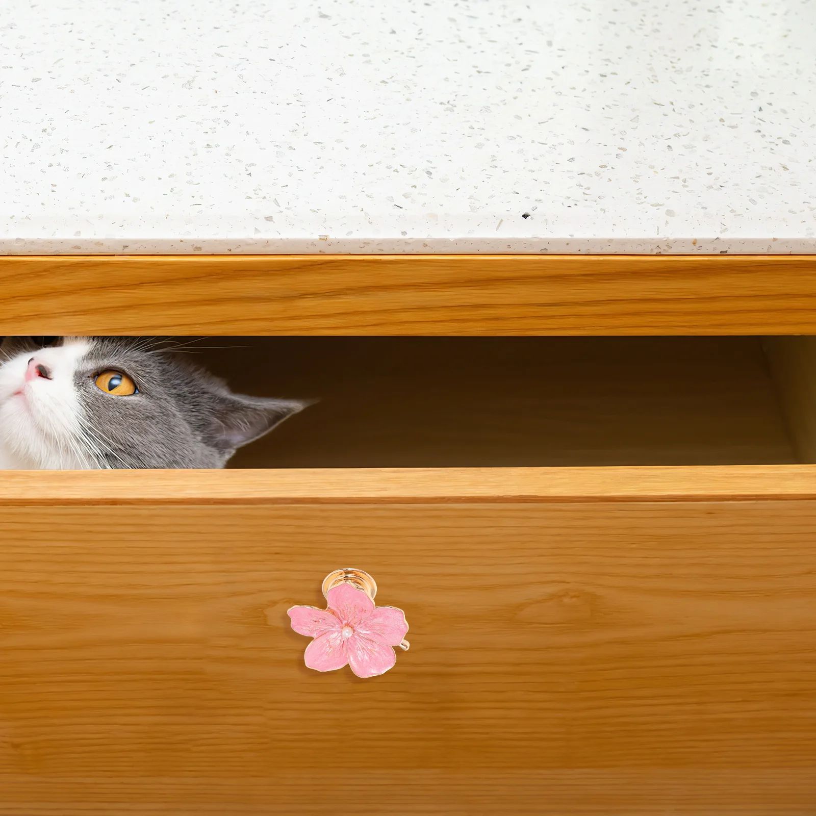 

Элегантная ручка-кнопка для ящиков с цветочным дизайном, из цинкового сплава, для кухонной, ванной и спальной мебели, современная, стильная, для замены