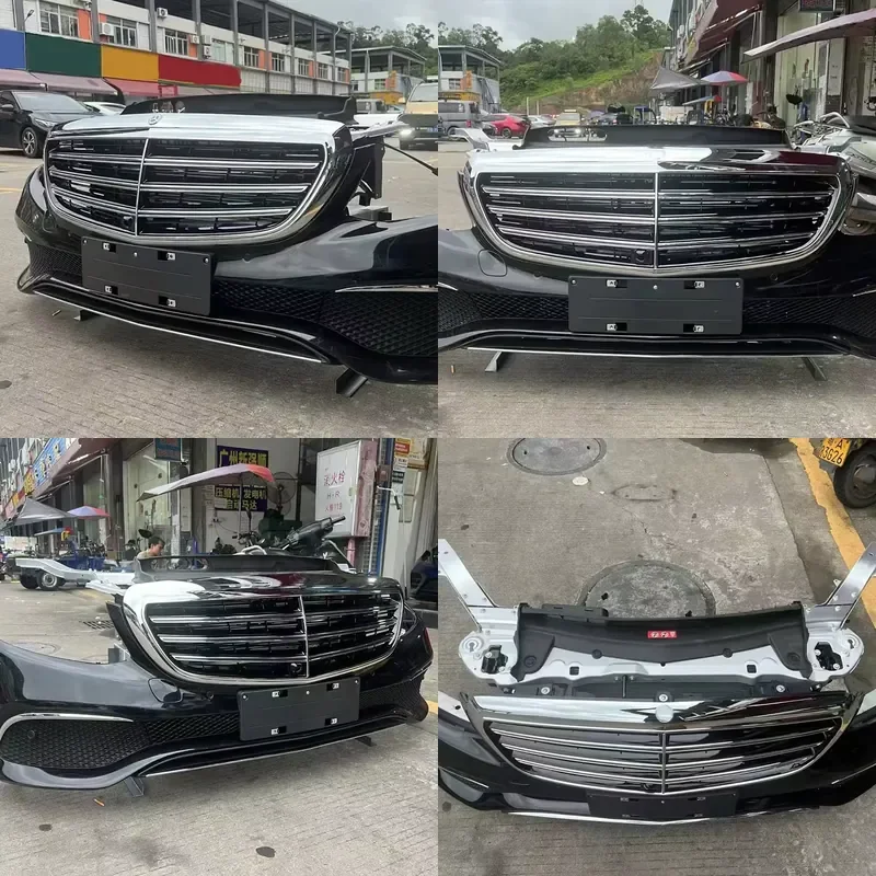 New AMG Style Front Bumper Kit for Mercedes Benz E Class Body Accessories Replacement Repair