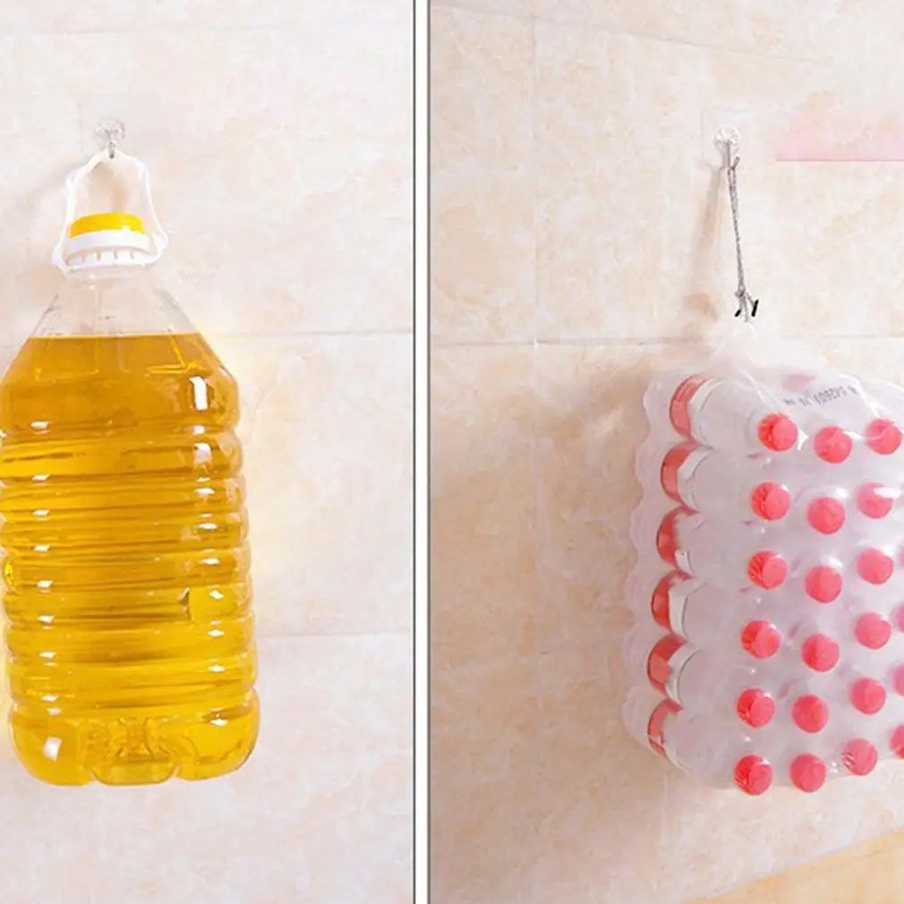Ganchos autoadesivos de aço inoxidável transparentes, cabide de armazenamento de chaves forte, cabide multifuncional para cozinha, banheiro, porta, parede, 10 peças