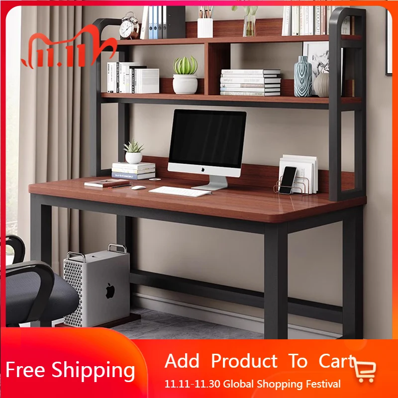 

Shelves Reading Table Bookcase Cute Magazine Racks Computer Desks Study Students Office Mesas De Computador Library Furniture