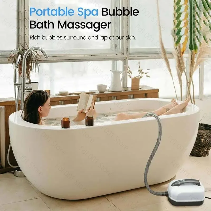 Electric Bathtub Bubble Massage Mat for Hot Summer Waterproof Anti-slip Body Spa Air Bubble Bath Mat for Home Relaxation