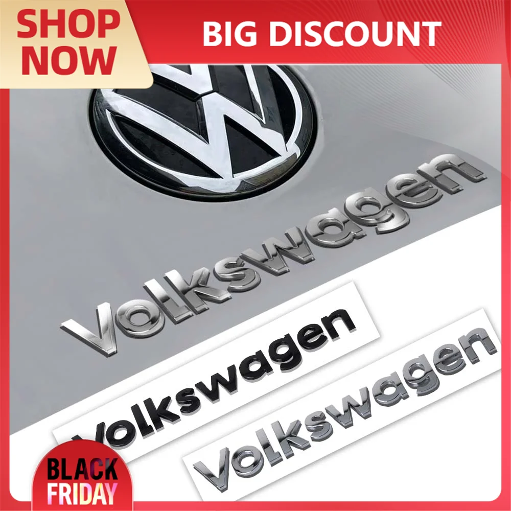 Car Styling Tail Trunk Badge Decoration Sticker For Volkswagen VW Golf Touareg Passat B6 Polo Tiguan Scirocco Jetta Caddy Sharan