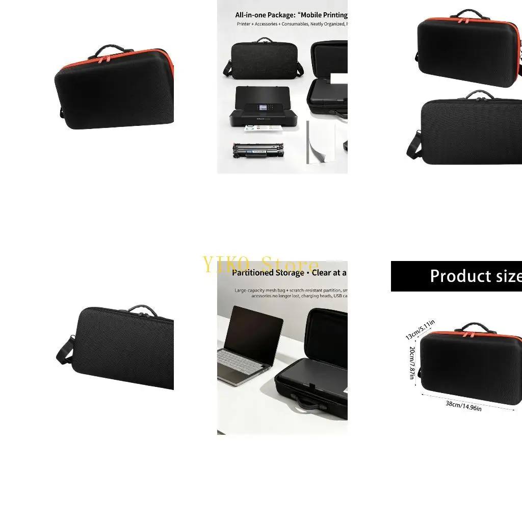 K32C EVA Hard Shell Case For OJ200/OJ250 Printer Storage Travel Protective Handle