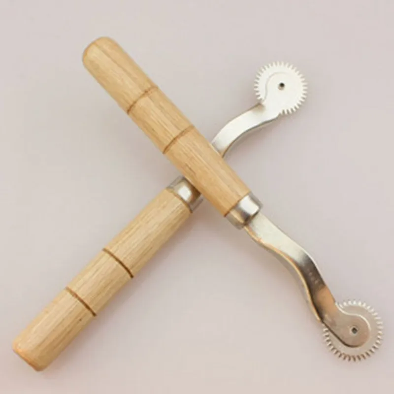 Stainless Steel Leather Tool Leather Paper Cloth Overstitch Wheel Roulette Spacer Sewing Leather Craft Tools Overstitch