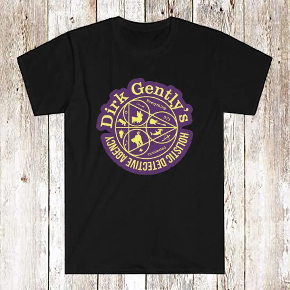 Dirk Gently's Holistic Detective Agency Men's Black T Shirt Size S 5XL