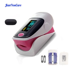 JianYouCare Digital finger oximeter OLED pulse medical pulsioximetro SPO2 PR health alarm Fingertip oximetro de dedo with case