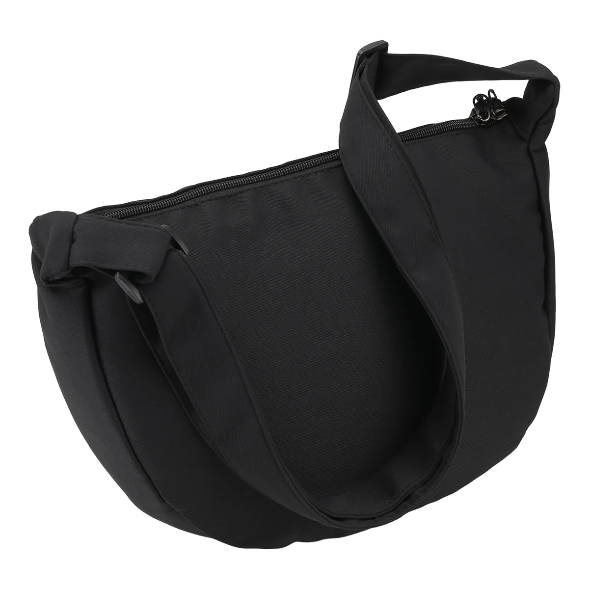 FZFZ シンプルなナイロンメッセンジャーバッグワンショルダー餃子バッグ学生ショルダーバッグブラック