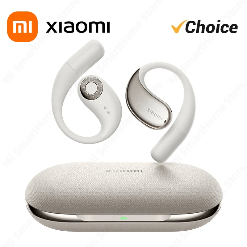 Xiaomi Open Earphone Wireless Bluetooth Earhook AI Noise Reduction Call HiFi Voice Non in Ear Sports Business Headset HyperOs