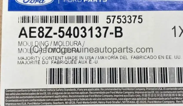 1 atau 2 Buah Cangkang Karet Samping Kaca Depan Luar untuk Ford Fiesta 2009-2014 Be8Z5403136A Pelindung Weatherstrip Luar