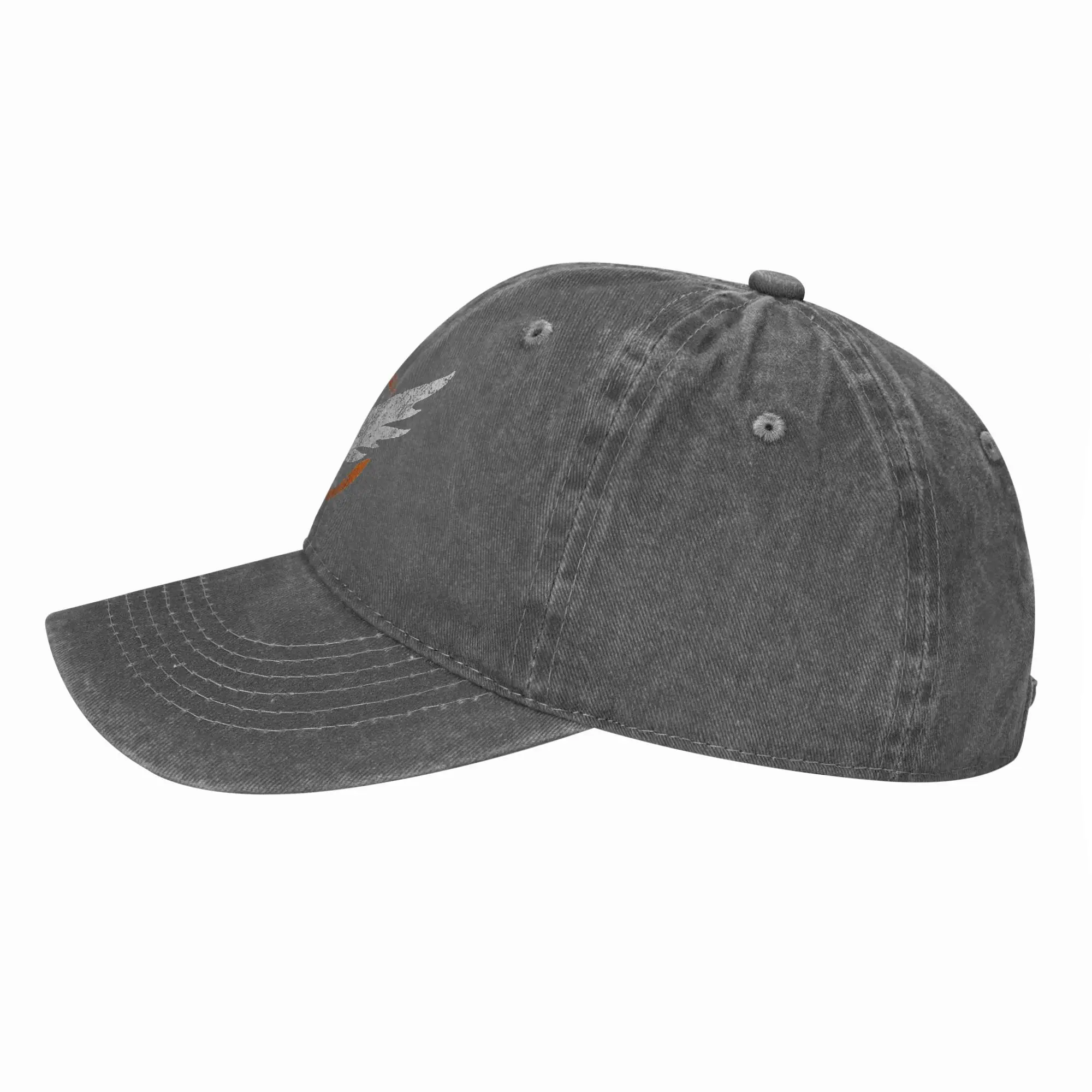 The Division 2 Shd Washed Denim Cap Casual Baseball Caps Adjustable Hat Summer Unisex Baseball Hats