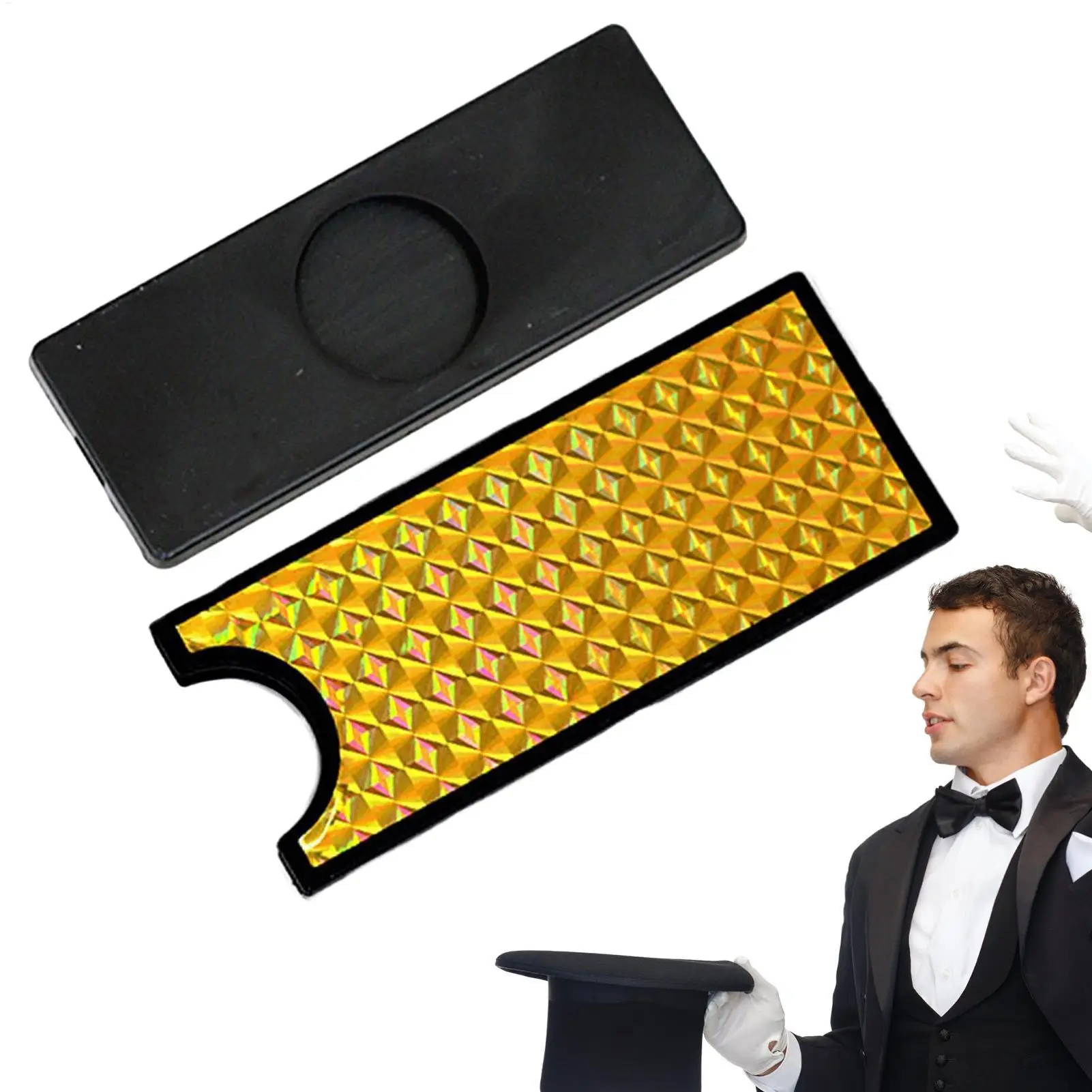 Magische Münze verschwinden Spielzeug Geld verschwindende Zaubertricks Spiele M agische verschwindende Gimmick Partyspiele geheimnisvolle Box für die Bühne