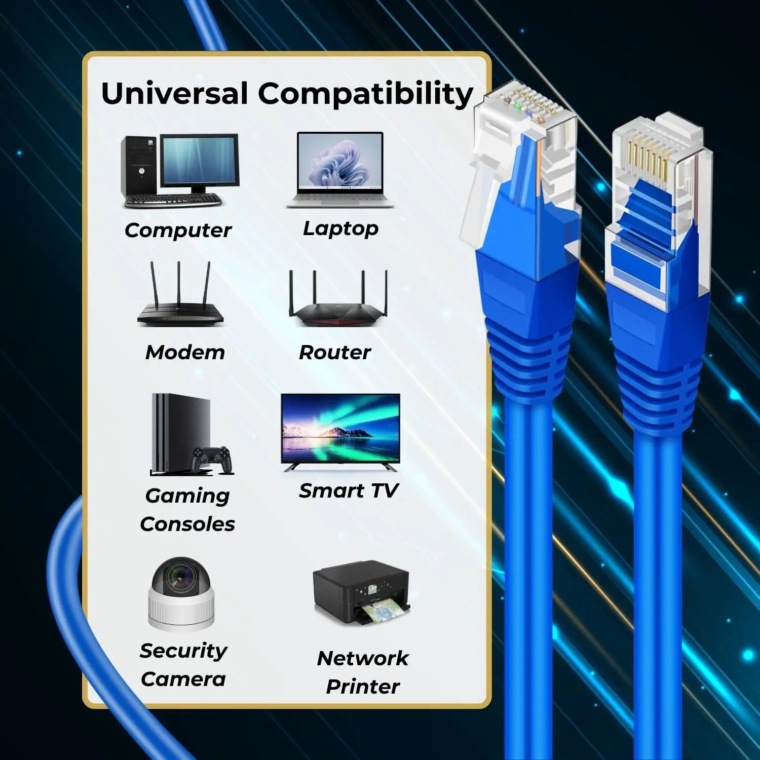네트워크 케이블 라인 Cat5E RJ45 패치 케이블, 이더넷 인터넷 랜 코드, 블루 20cm, 1 개