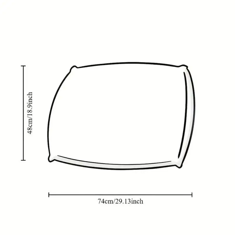 2팩 화이트 브레드 베개 - 호텔 품질의 부드러운 수면 쿠션