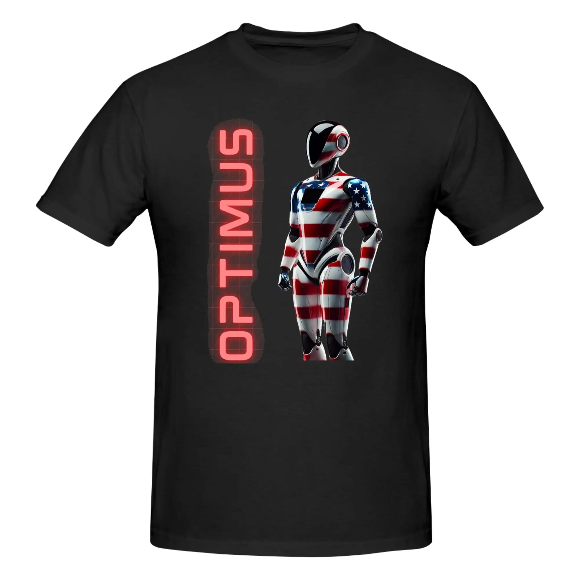 1 Piece Bipedal Robot Gen 3 Novelty 100% Cotton T-Shirt Sci-Fi Robot Optims Tops Tees For Men