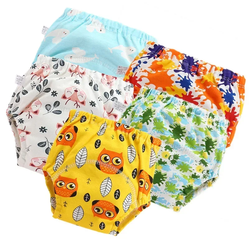 

36pc/Lot Waterproof Cloth Diapers Reusable Toolder Nappies Diaper Baby Underwear Baby Cotton Training Pants Panties