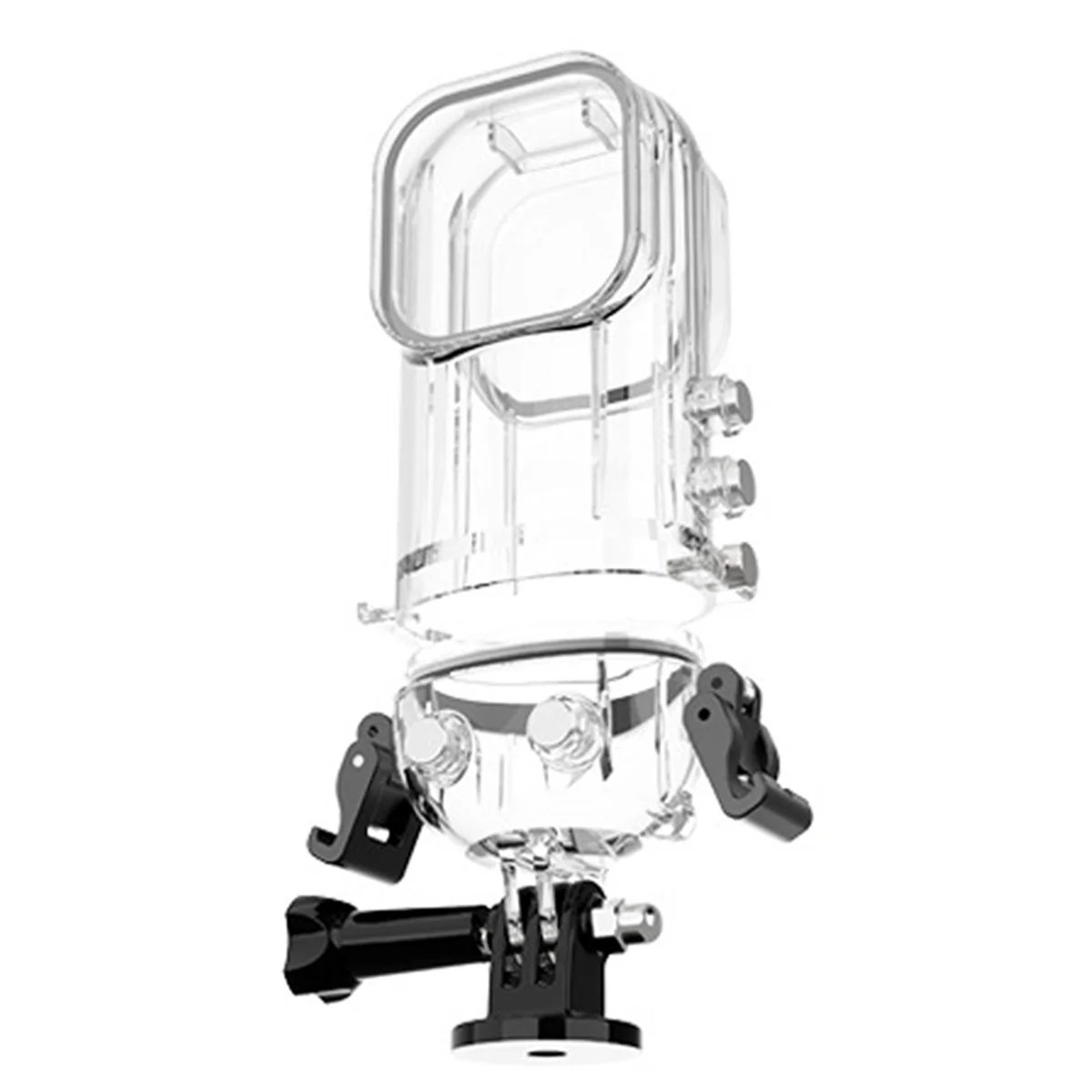 Abkm para insta 360 x3 caso à prova dwaterproof água acessórios da câmera de ação caso mergulho 50 metros câmera panorâmica caso protetor