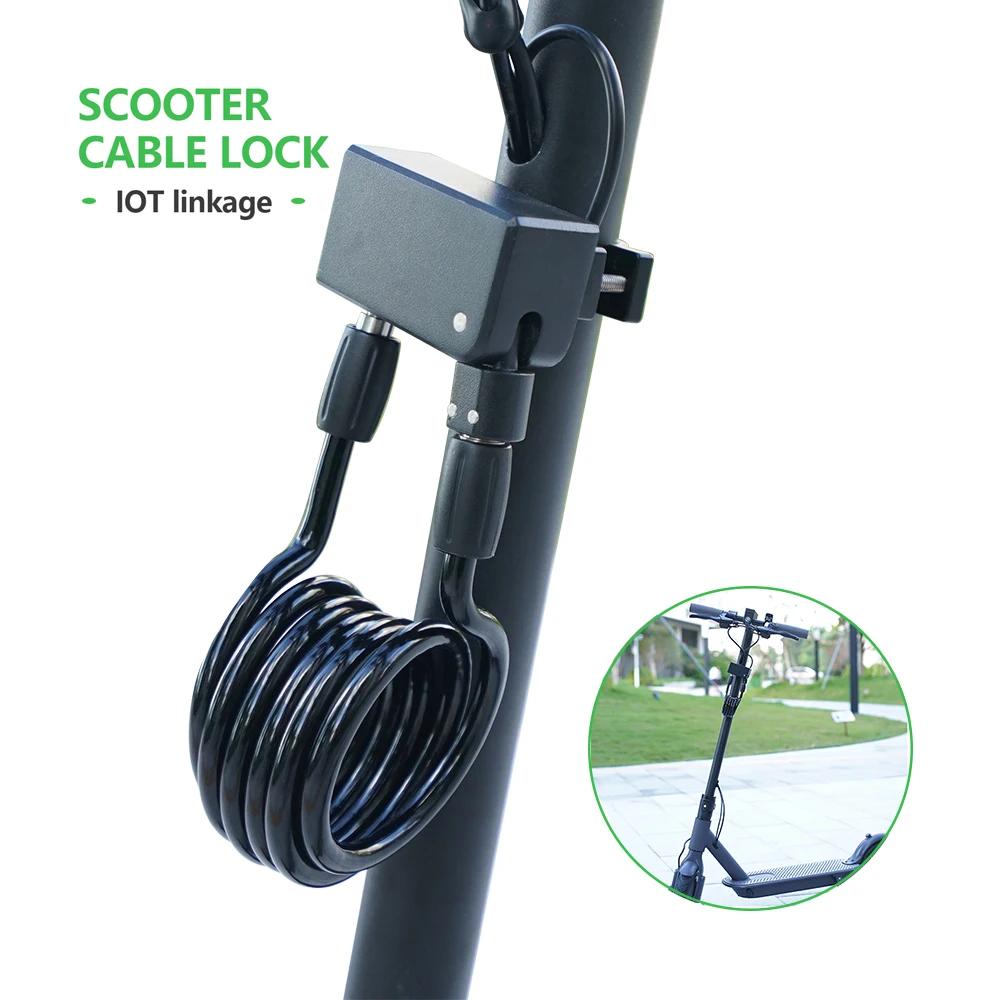 

Omni Популярная беспроводная солнечная панель для индивидуального обмена IOT BLE Chain Противоугонный велосипедный электрический скутер Кабельный замок