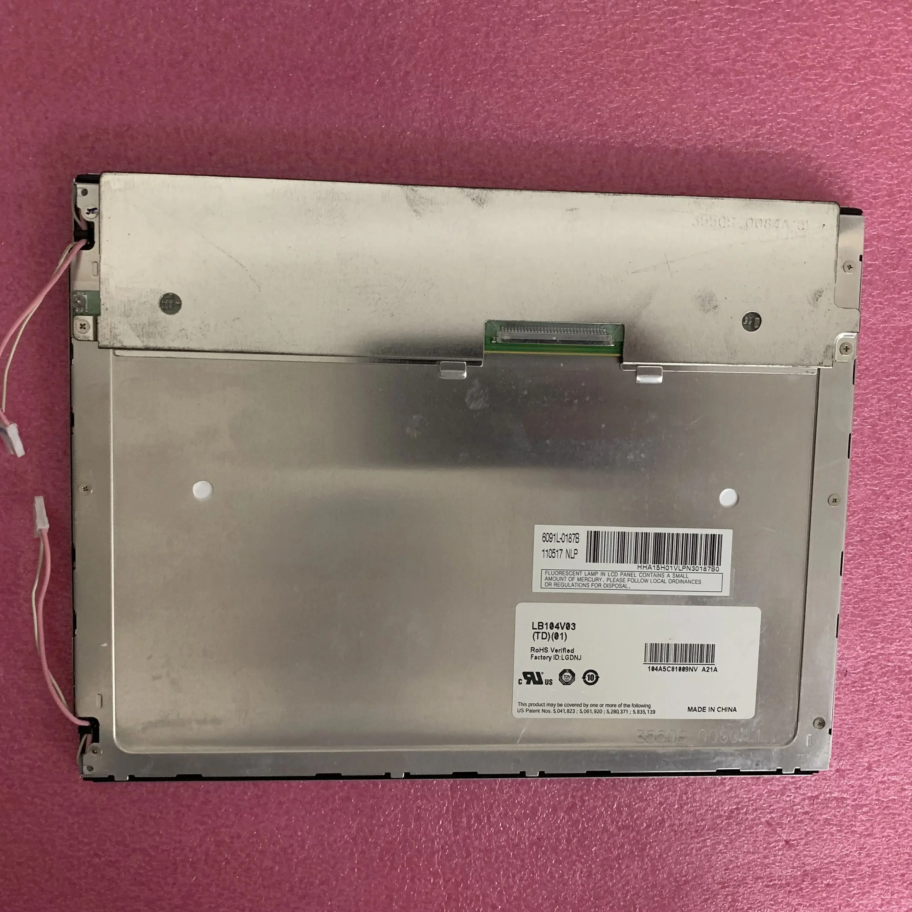 10.4-inch LB104V03-TD01 LB104V03(A1) 3550B-0050A LCD screen for Chen Hsong AI11 injection molding machine display module