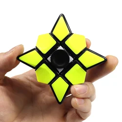 Cube Spinner Fingertip Gyro Fidget Sensory Stress Relief Fingertip Toy Antistress Hand Spinner Desk Adult Gyroscope Toys Gift