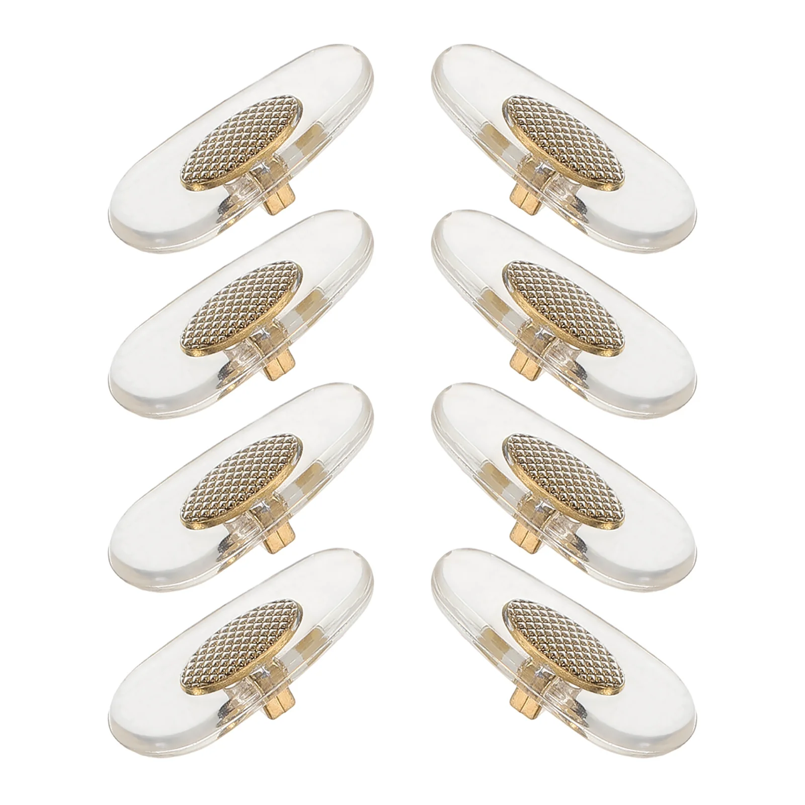 

4Pairs Eyeglass Nose Pads Antislip Comfortable Inserts for Sunglasses Glasses Nose Bridge Accessories Eye Pads for Glasses