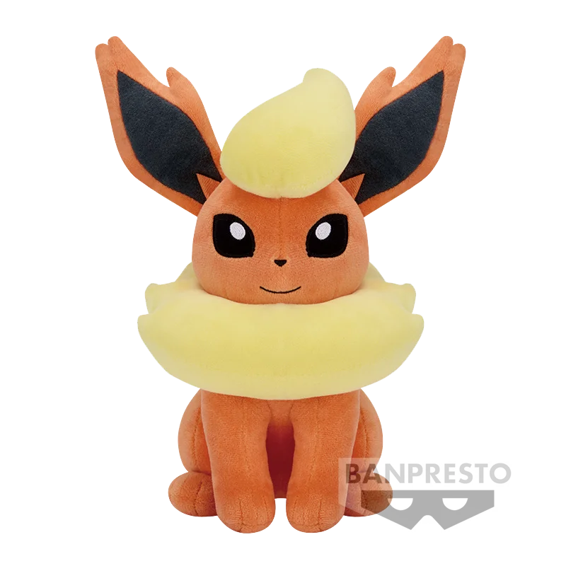 

Bandai BANPRESTO Pokemon Eevee Friend Fire Eevee Мягкая плюшевая настольная фигурка Модель
