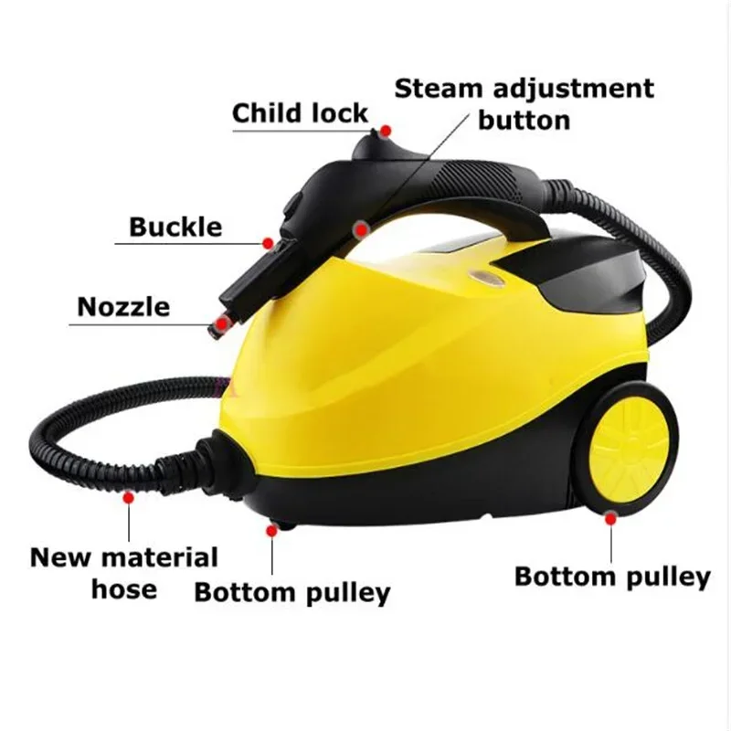 High-temperature steam cleaner cleaning oil hood household cleaning brush mites Garment Steamer