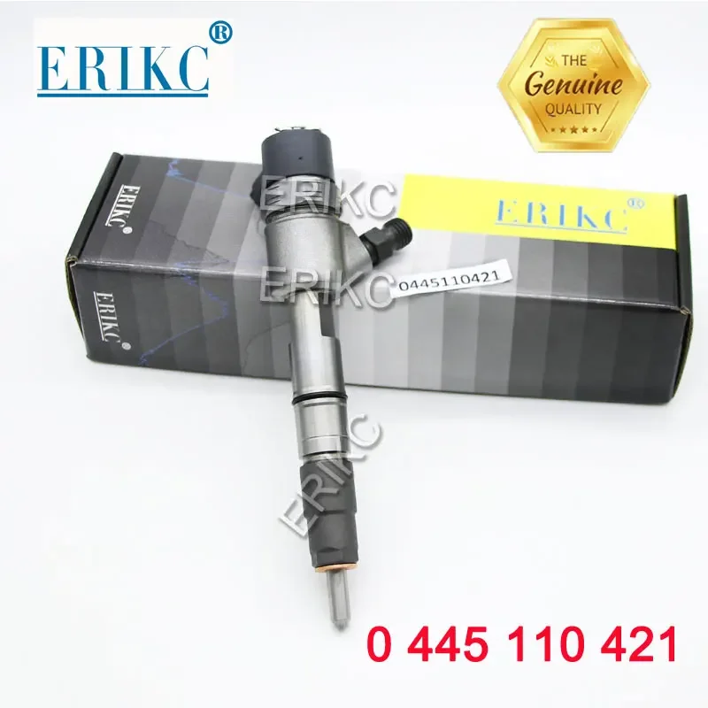 

ERIKC 0 445 110 421 Форсунка распылителя Common Rail 0445110421 Топливная дизельная форсунка в сборе Топливо 0445 110 421