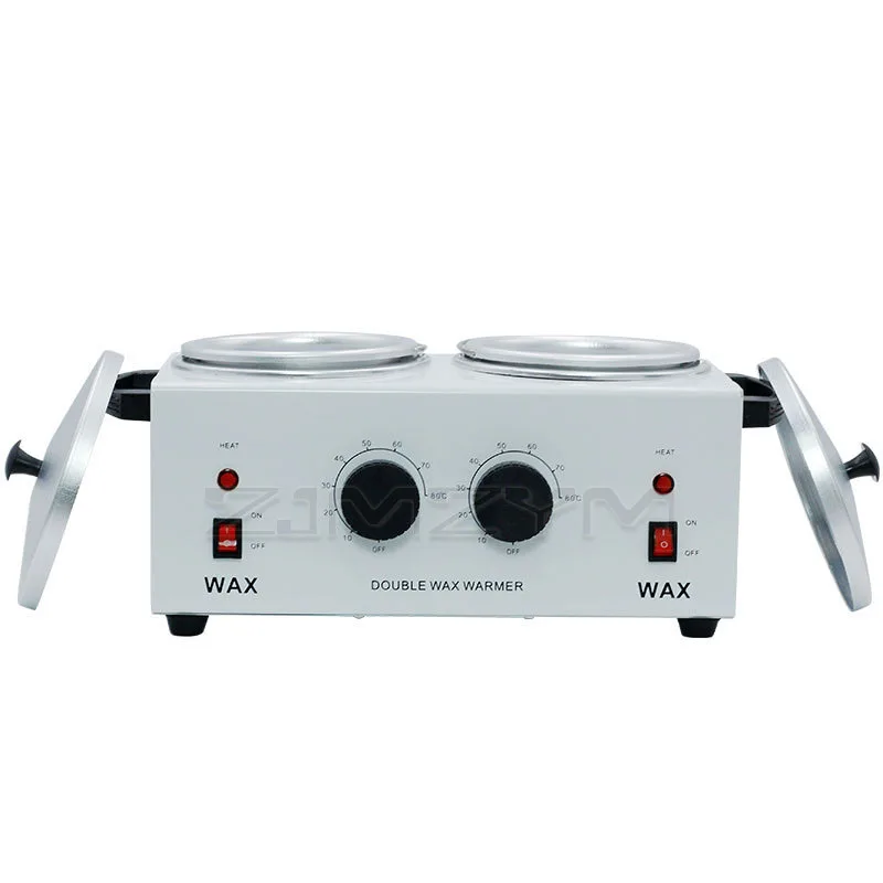 Dual Pot Wax Melting Heater Professional Adjustable Temperature Depilatory Wax Warmer for Hair Removal SPA - view 5