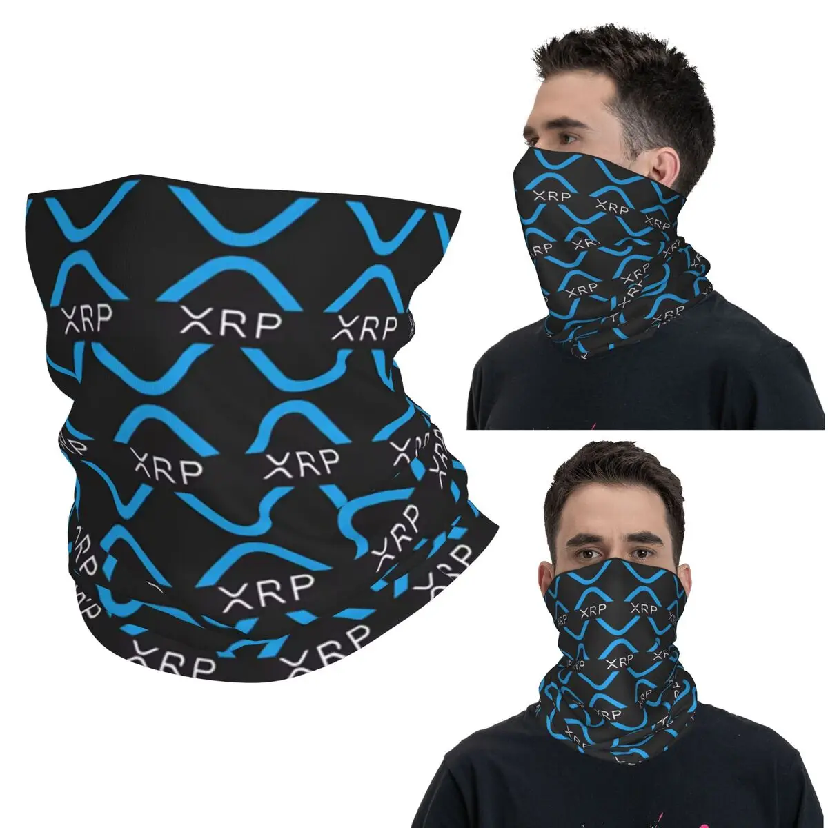 

Ripple XRP Bitcoin криптовалюта бандана шеи гетры шарф с принтом теплая повязка на голову для мужчин женщин взрослых