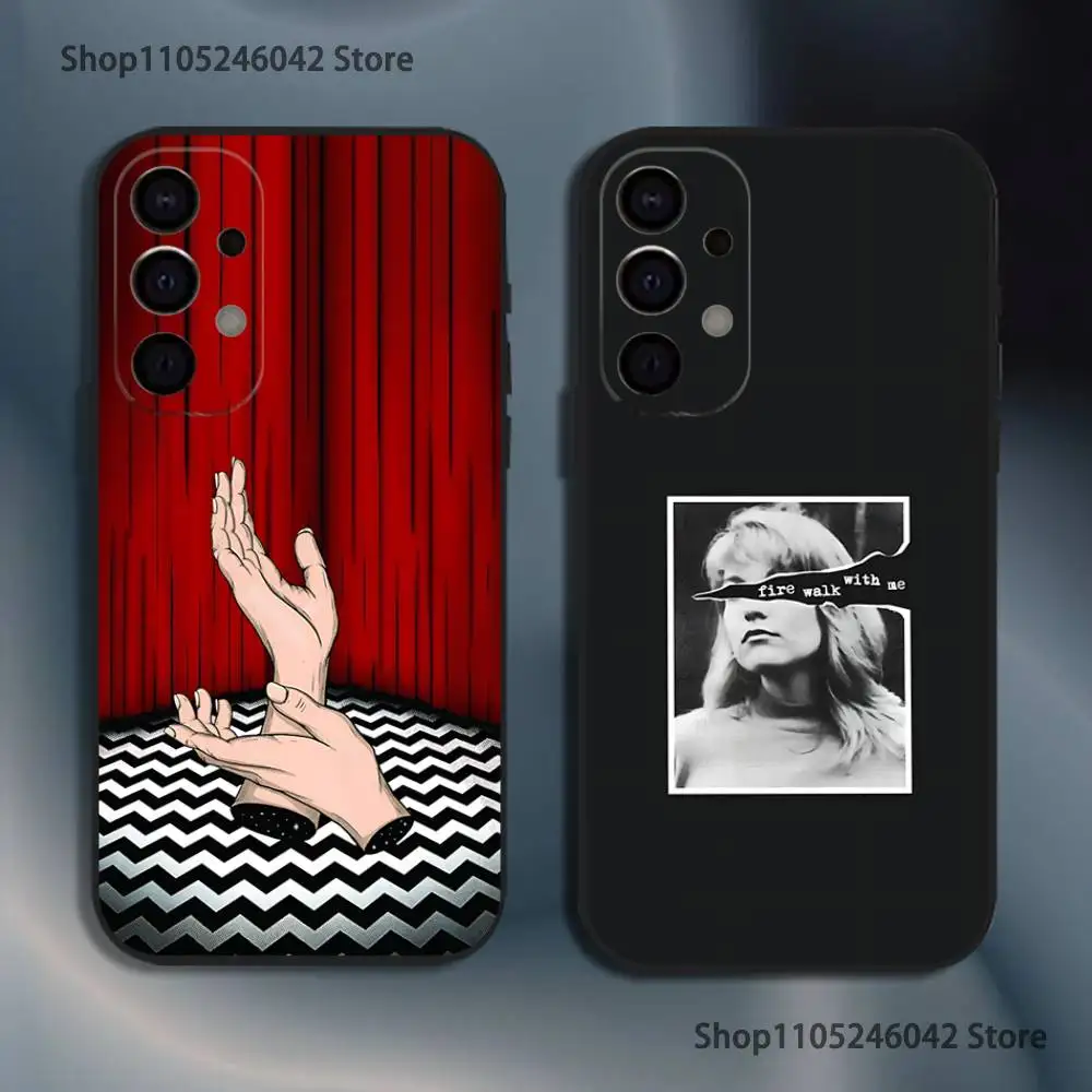

T-Twin Peaks Fires Walks With Me For Samsung Phone Case S25,S24,S21,S22,S23,S30,Ultra,S20,Plus,Fe,Lite,5G Black Cover