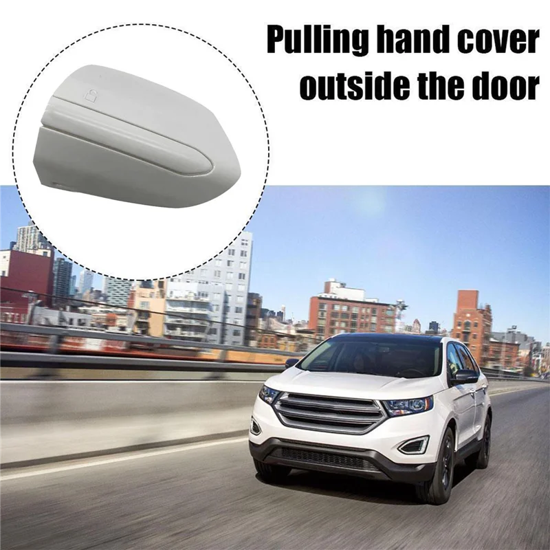 

DS73 F218A15-BE54WF Left Front Door Handle Lock Cover Bezel Caps Parts For Ford Fusion Edge 2015-2020 F218A15-BE58DY