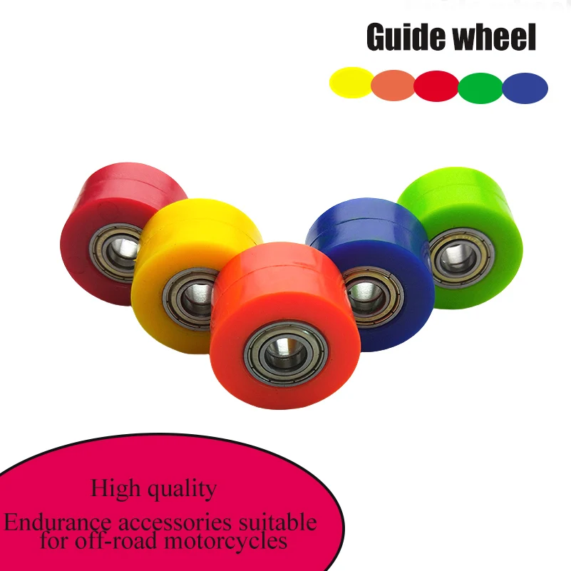 

for Pit Dirt Street Bike Motorcycle CRF YZF EXC RMZ KLX Parts Drive Chain 8mm/10mm Pulley Roller Slider Tensioner Wheel Guide