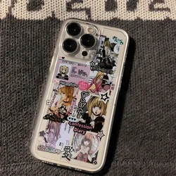 Luxury Clmj Death Note Misa Phone Case For Samsung A16 A06 A55 A35 A25 A15 A05 A54 A34 A24 A14 A13 A53 A33 Clear TPU Back Cover