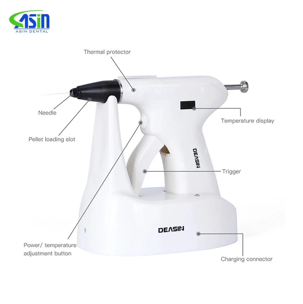 2 in 1 Cordless Portable Den tal Unit Obturation gu n Pen Root Canal Filling Equipment Den tal Gutta Percha Obturation System