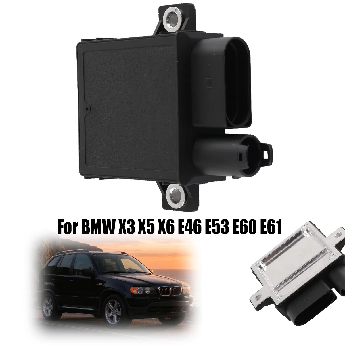New Glow Plug Relay Control Unit 12217801201 12217788327 0522140101 for BMW X3 X5 X6 E46 E53 E60 E61 330d 325d 525d 530d 535d