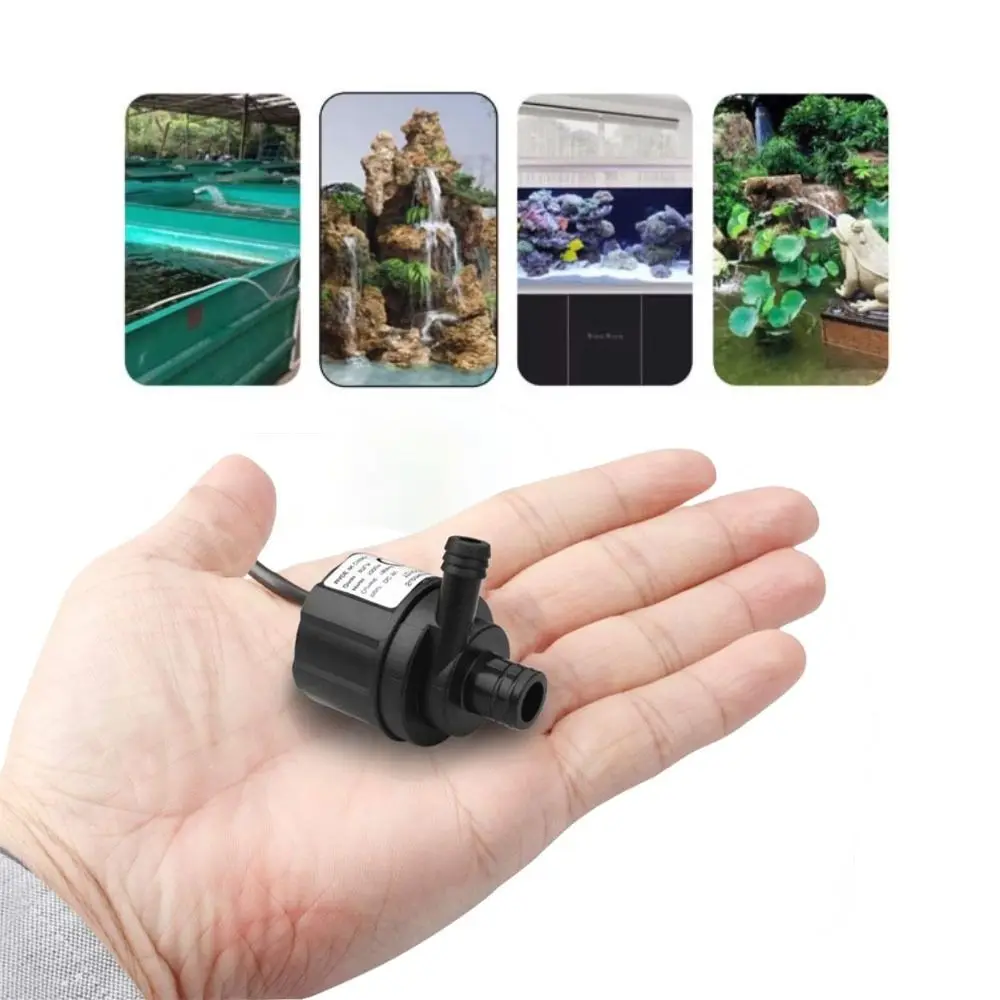 Brushless Motor Water Pump Energy Efficient Silent Operation Micro Pump High Temperature Ceramic Shaft Aquarium Pump for 2w/0.5w