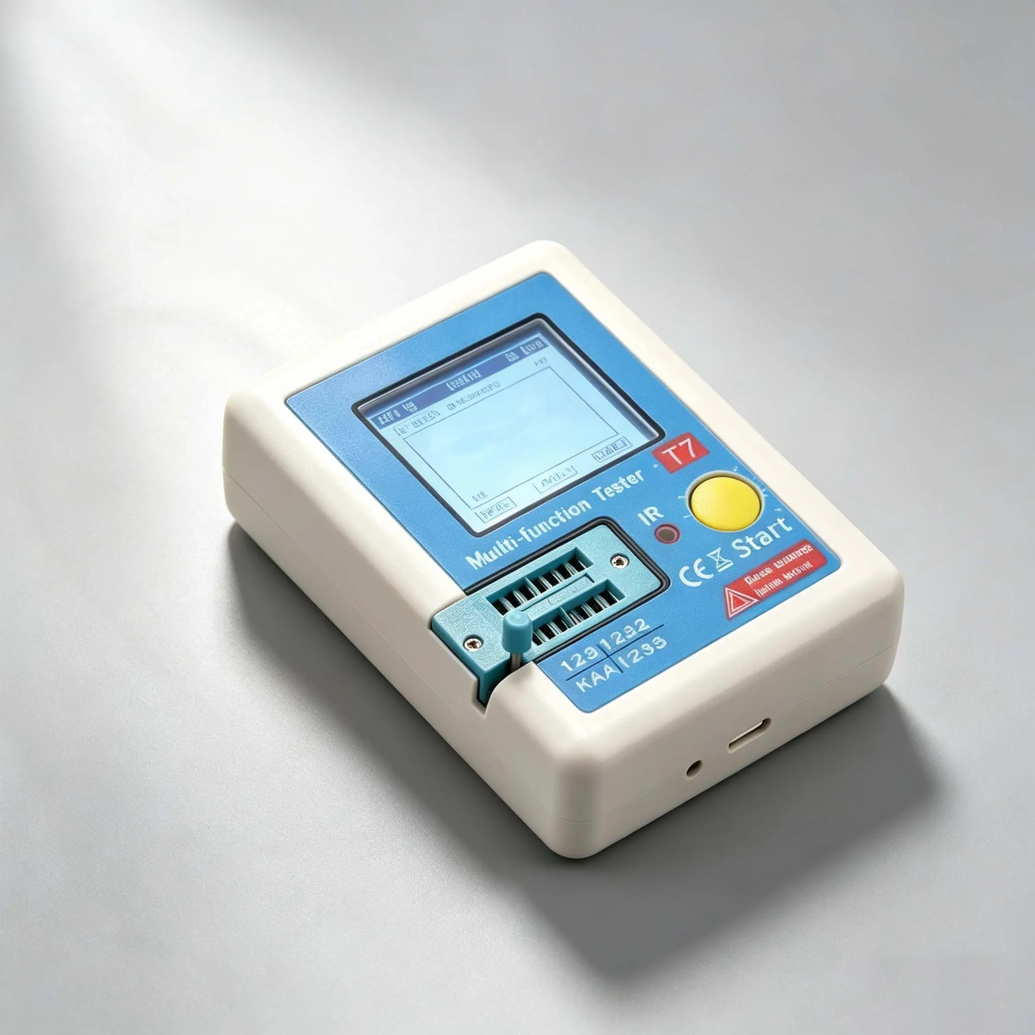LCR-T7 Transistor Tester Multimeter TFT Colorful Display For Diode Triode MOS/NPN/PNP Capacitor Resistor Transisto