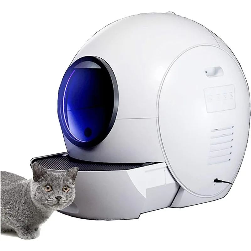 

Els pet Intelligent cat liiter box with Application Control /UV sterilization/Safe Alert/Smart Health Monitor/ Odor Removal