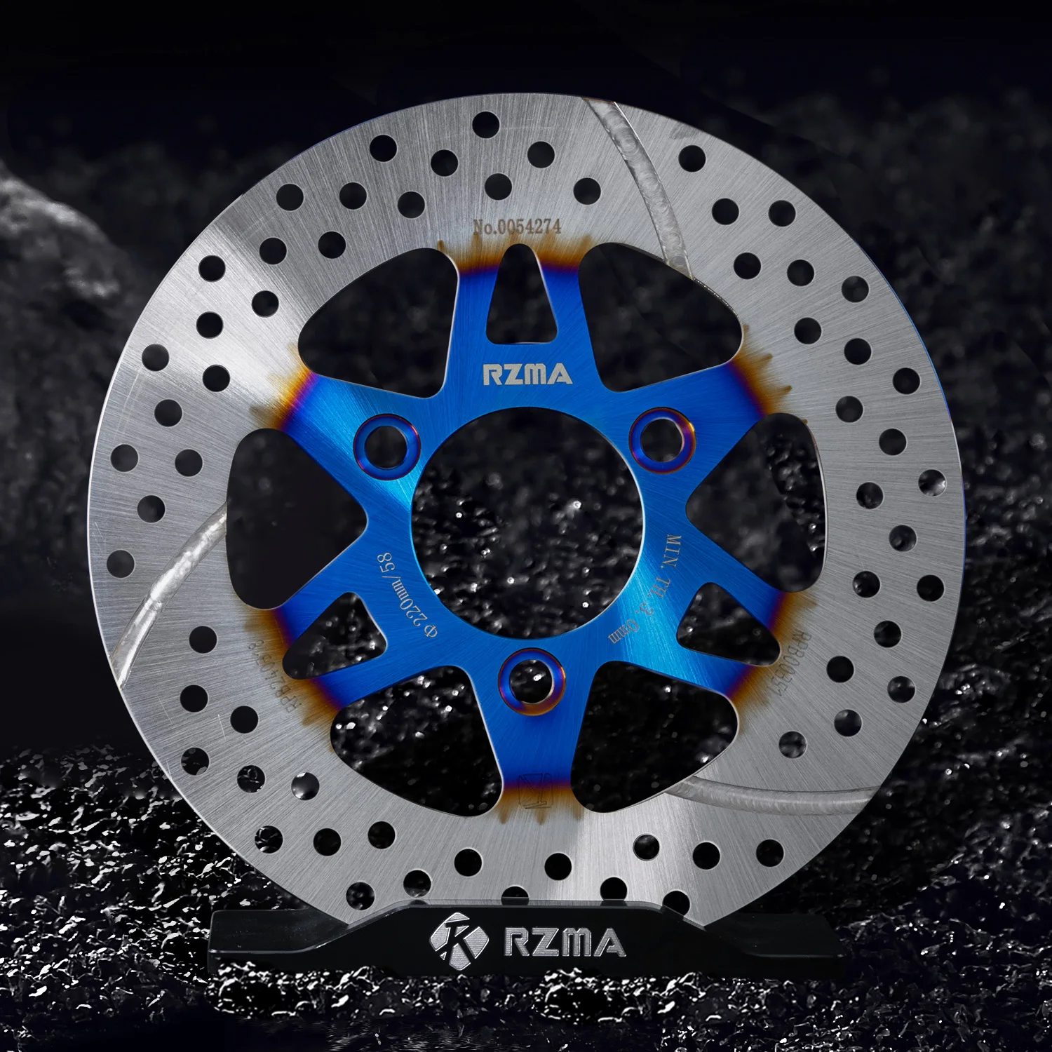 

Тормозной диск RZMA 7.0 для электромотоцикла с воздуховодом, 200/220/245 мм, цельный ротор