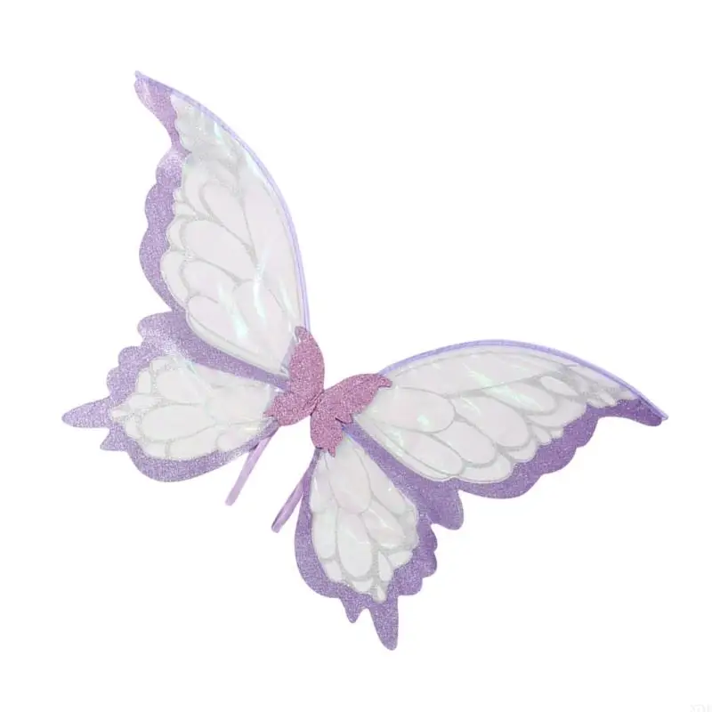 N7yf Butterfly Wing Halloween Wing Trang phục cho cô gái Giáng sinh giả trang Cosplay Fairies Wing Butterfly Dress