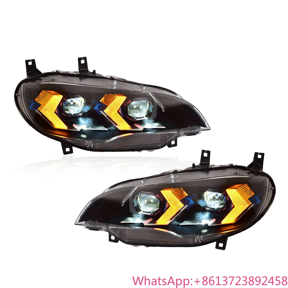 

For Auto Headlights Assembly for BMW X6 E71 28i 35i 40i 50i 2008-2013 Upgrade LED Startup Effect Projector Lens Tool Accessories