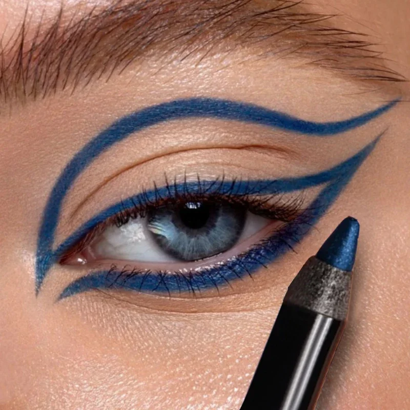 Waterproof Matte Eyeliner Pencil Long Lasting Not Blooming No Fade Color Smooth Colorful Eyeliner Gel Pen Eye Makeup Cosmetic