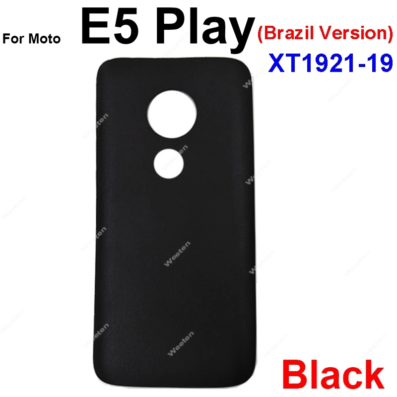 Rear Battery Door Housing Back Cover For Motorola Moto E4 E4 Plus E5 Plus E5 Play E5 Play Go Rear Back Battery Housing Case Part