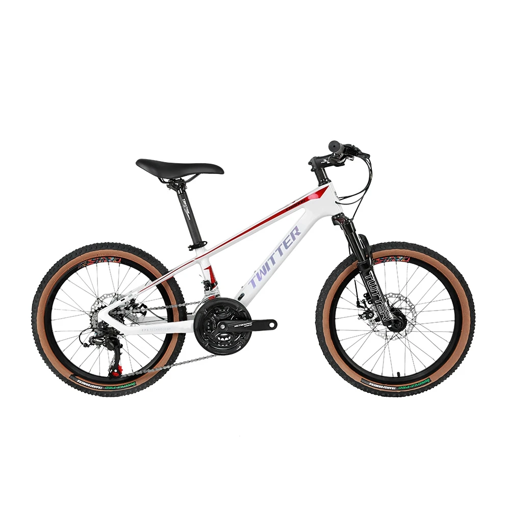 TWITTER bycycle KID20 EF500-21S ultra light off-road 20inch kids bike disc brake carbon fiber mountain bike велосипед bicicleta