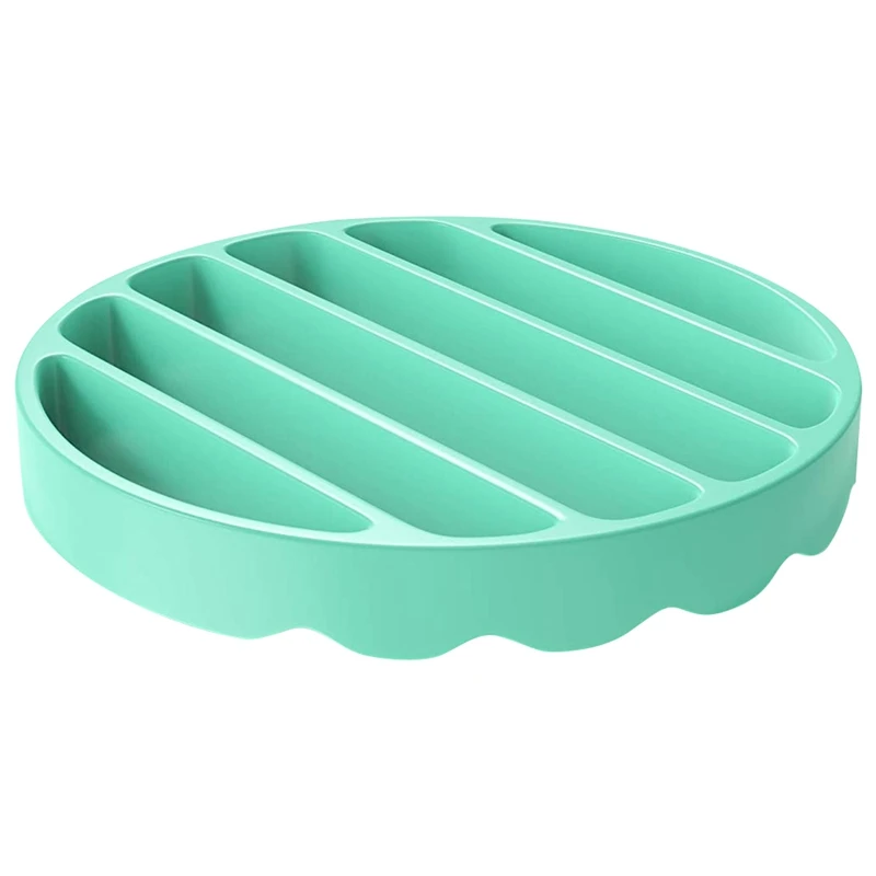 Rack para assar silicone para panela de pressão, acessórios redondos, compatível com forno 6 Qt e 8 Quart