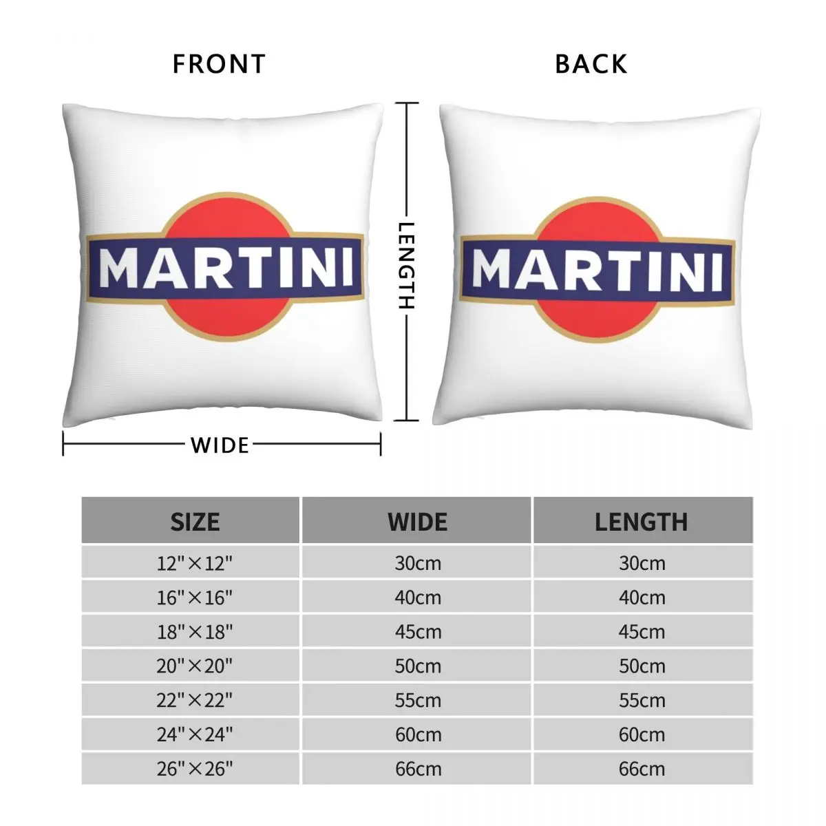 Martini Pillowcase Polyester Linen Velvet Printed Zip Decor Pillow Case Bed Cushion Cover 18